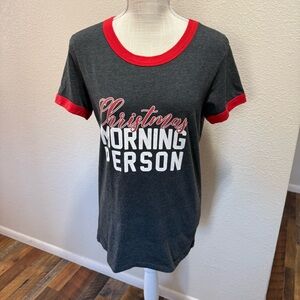 🤠 3/$20 LuLaRoe Women’s Christmas Morning Person T-Shirt - Size Medium